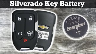 2019 - 2022 Chevy Silverado Key Fob Battery Replacement - How To Remove, Replace or Change Remote