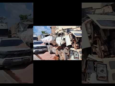 Acidente entre três veículos de carga na BR-163 em Vera — todos saem ilesos 🙏🚚