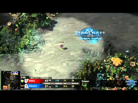 WCS Global Finals 2014 Starcraft 2 - Semi Finals - MMA vs Classic
