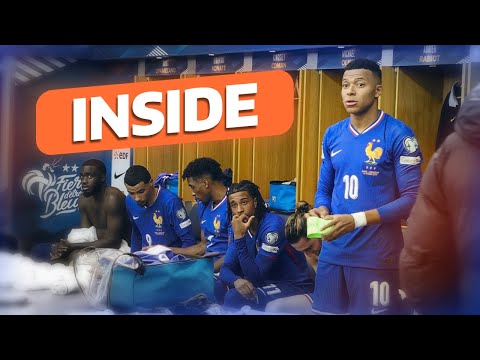 Dans le VESTIAIRE des Bleus contre l’Azerbaïdjan (3-0, feat Mbappé, Thauvin, Deschamps...)