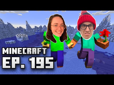 Minecraft BLIND Let's Play [Ep. 195] -- Ryan and Meg's First Time Playing Minecraft Survival!