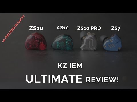 KZ ZS10, ZS10 Pro, AS10 & ZS7 Ultimate Comparison!!