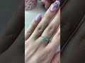 Серебряное кольцо с изумрудом 0.489ct