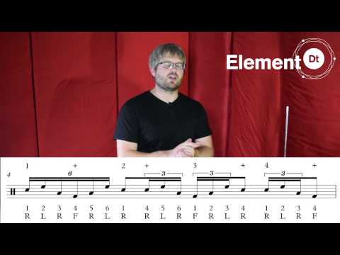Free Drum Lesson: Linear Sextuplet Fills pt3