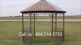 Wrought Iron Garden Gazeboes - How they go together
