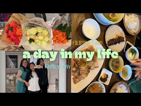 A Day in My Life | Family Day, Filipino Food, Window Shopping | Guia Montellano