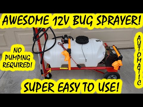 Automatischer Insektensprüher (15 Gallonen) für Garten und Terrasse, 12 Volt