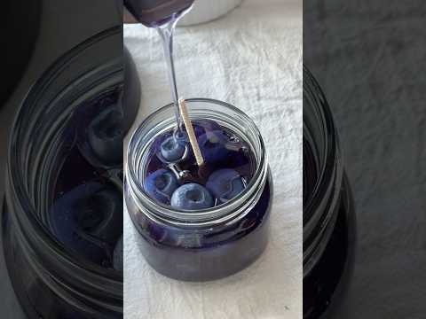 Jam candle 🫐 #diy #candlecraft #candlemaking