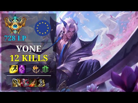 Yone Top vs Wukong - 12 kills - Badlulu EUW Challenger (728 LP) Patch 11.4