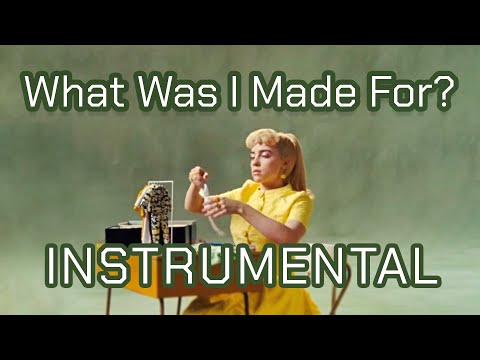 Billie Eilish - What Was I Made For (Instrumental / clean separated audio)