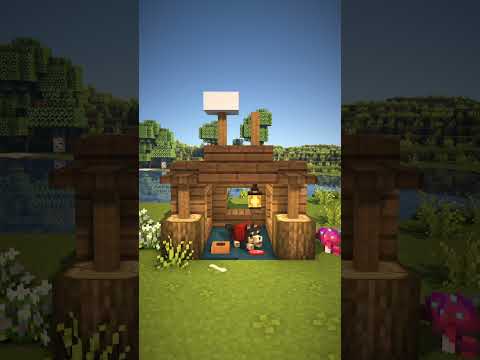 Satisfying Minecraft Dog House Build 😍 #shorts