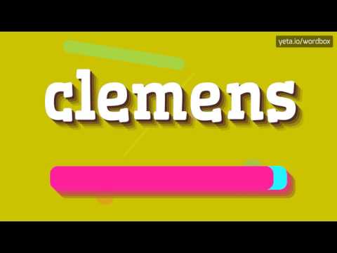 CLEMENS - HOW TO SAY CLEMENS?