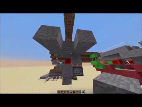 Elytra 1x1 hidden secret redstone door Minecraft 1.9.4 Turorial