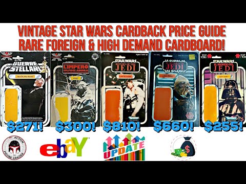 Vintage Star Wars Cardback Price Guide | Who Knew Cardboard Could Be So Valuable?
