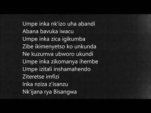 Ijana rya Bisangwa(+lyrics)Sipiriyani RUGAMBA  amasimbi na makombe