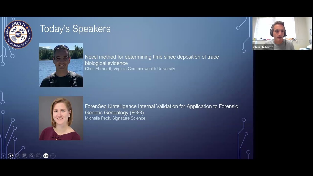 Lightning Talks, Episode 25: Time Since Deposition for Trace DNA & ForenSeq Kintelligence Validation