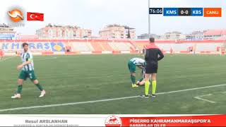 Kahramanmaraşspor-Kırşehir Belediyespor (GOL Abdülkadir Özgen)