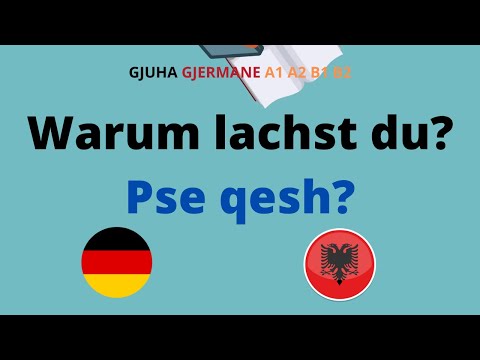 Shprehje dhe Fjale 30 minuta Gjermanisht Shqip A1 A2 B1