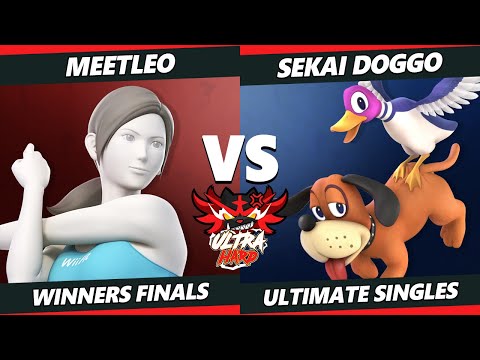 Ultra Hard Winners Finals - Meetleo (Wii Fit) Vs. Sekai Doggo (Duck Hunt, Link) SSBU Ultimate Tourna