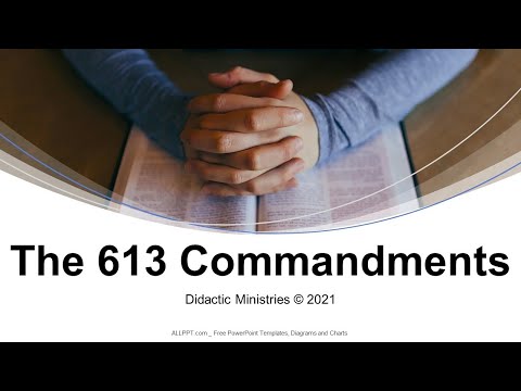 The 613 Commandments - Part 14 (Num 19.1 - Deut 7.2)