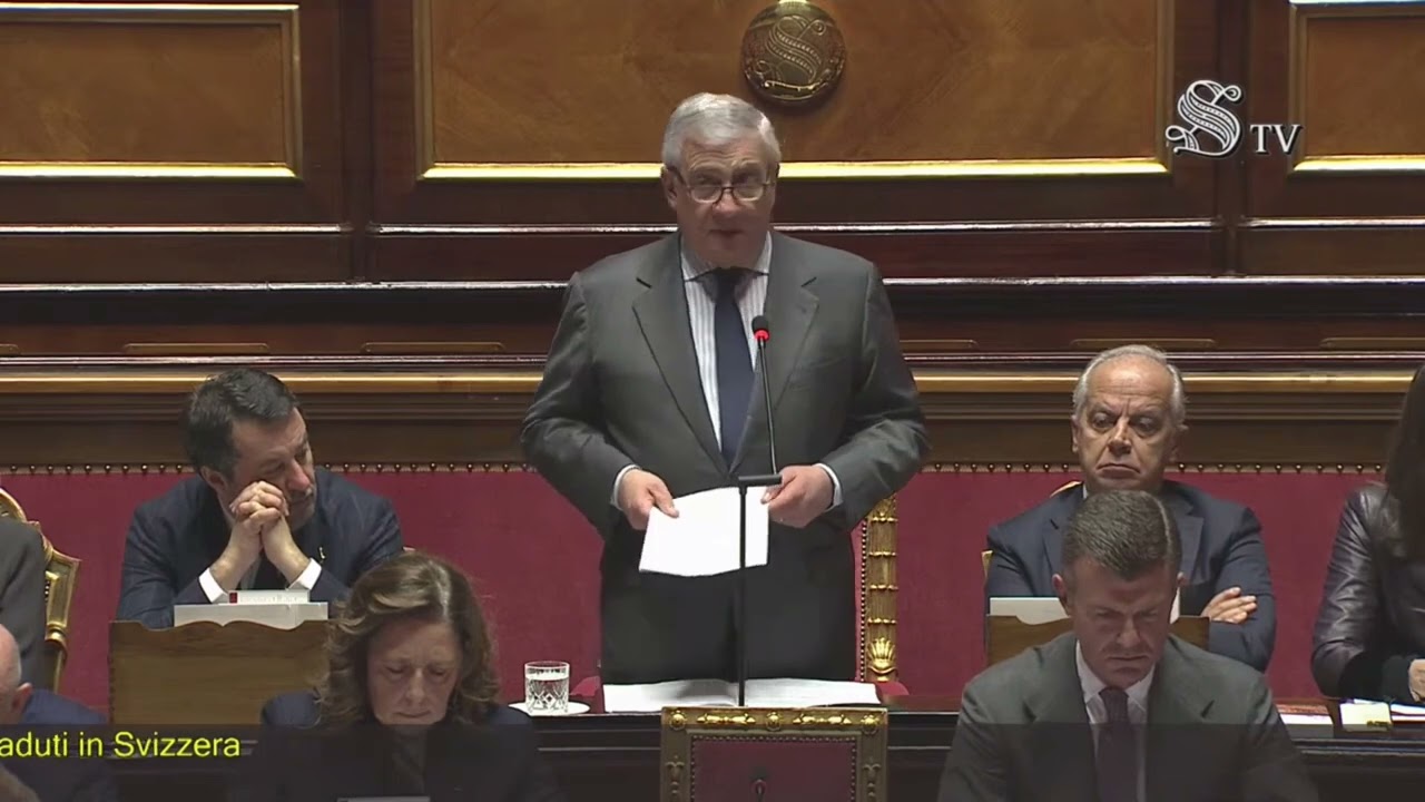 INFORMATIVA DEL MINISTRO TAJANI SU CRANS-MONTANA