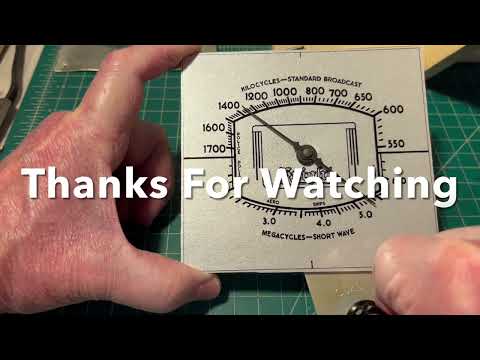 Knight 98AE-184K -  Dial Scale Reproduction