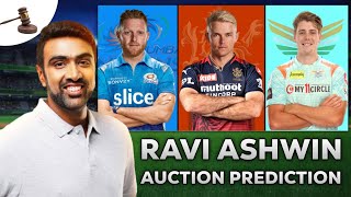 IPL 2023 - Ravi Ashwin Prediction For the IPL 2023 Auction