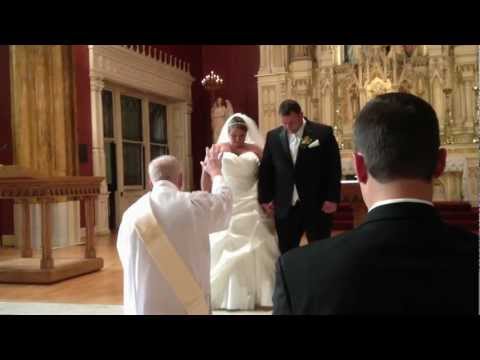 Pronouncing Travis & Jaime husband and wife