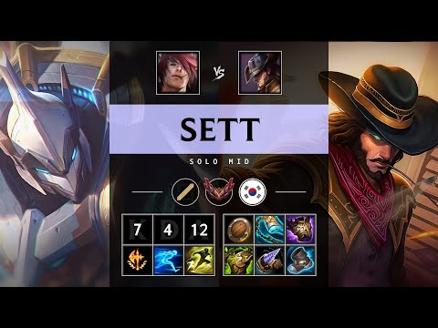 Sett Mid vs Twisted Fate - KR Grandmaster Patch 25.13