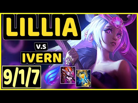 LILLIA vs IVERN - 9/1/7 KDA JUNGLE CHALLENGER GAMEPLAY - EUW