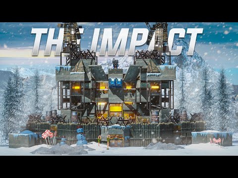 The impact - 2x2 MINI OPEN CORE - 4-8 Man Base | Rust Base Building Tutorial