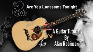 Are You Lonesome Tonight - Elvis - Acoustic Guitar Lesson (easy-ish)