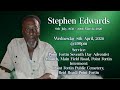 In Loving Memory of Stephen Edwards