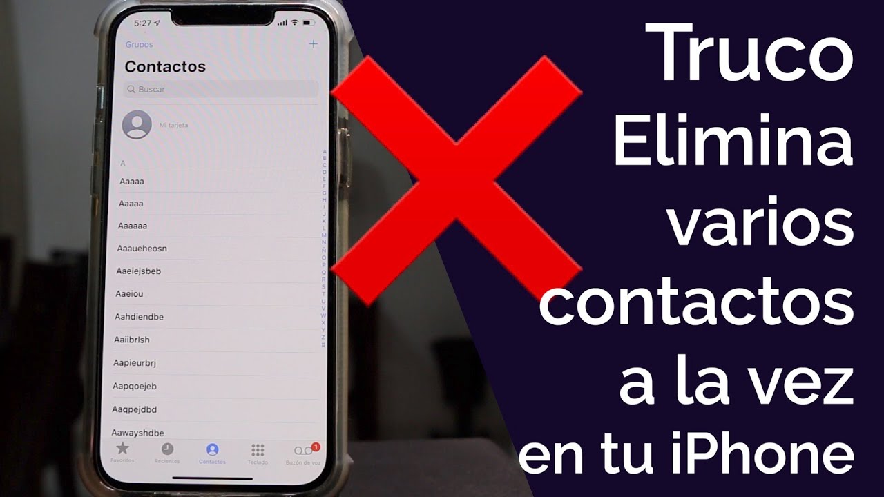ELIMINA VARIOS CONTACTOS A LA VEZ EN TU IPHONE!