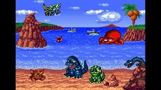 Sega Pico Game: Godzilla Doki Doki Kaijuu-tou!! (1995 Sega)