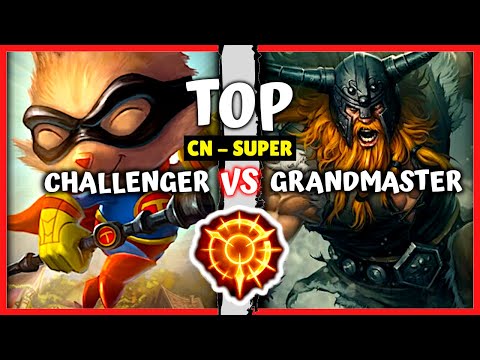 Chinese Challenger Teemo Top vs GM One Trick Olaf - CN Super Rank Pre S11
