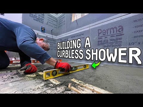 SLOPING IN Our Biggest Shower to Date! - THE SHOP Part 15
