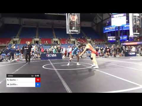 122 Lbs Round Of 128 - Samantha Sachs, California Vs Monica Griffin, Illinois Bfe1