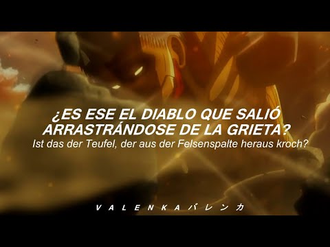 Shingeki No Kyojin ; OST | YouSeeBIGGIRL/T:T | Sub. Español & Alemán. (AMV)