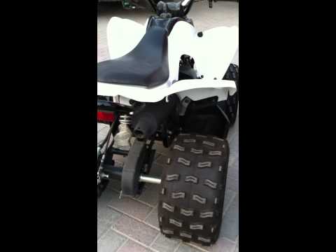 Stock & Big Gun Exhaust Yamaha Raptor 90 -2011