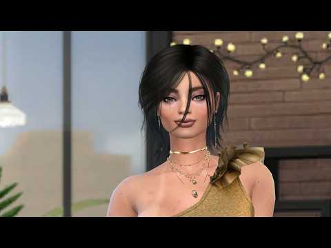 the sims 4 alpha cc style download brunette female Giulia Romano by Bonita100 Cas Video Preview