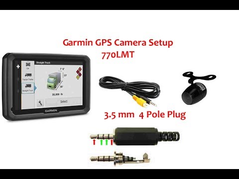 Garmin 770 LMT BAckup camera 3.5, 4 pole plug pinout