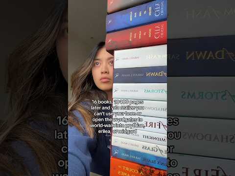 what did 16 books, 10400 pages get me? #books #sjm #sarahjmaas #hofas #acotar #throneofglass