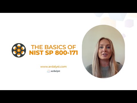 The Basics of NIST SP 800-171