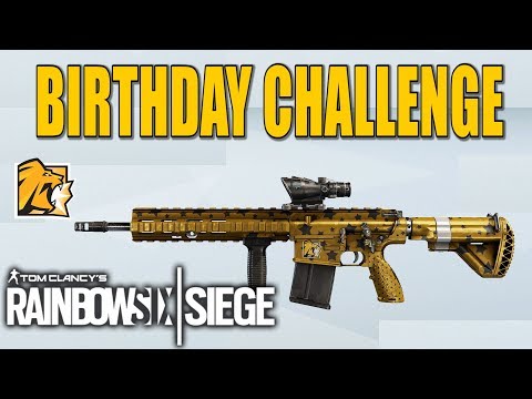 Lion's Gift Weapon Skin Birthday Challenge - Rainbow Six Siege