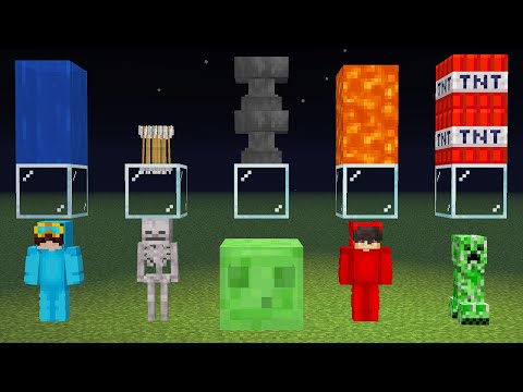 wich will die - Cash and Nico VS skeleton VS slime VS crepeer