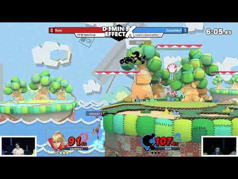 Domino Effect X [SSBU Singles] - rumi (Zero Suit Samus) vs. Snickeldorf (Game & Watch)