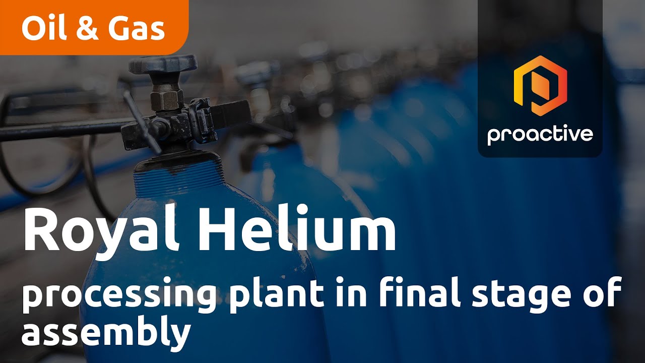 Royal Helium processing plant in final stage of assembly after component modules arrive on site