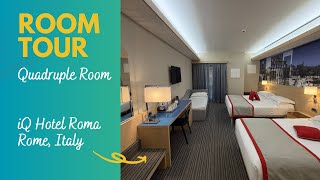 IQ Hotel Roma - Quadruple Room Tour