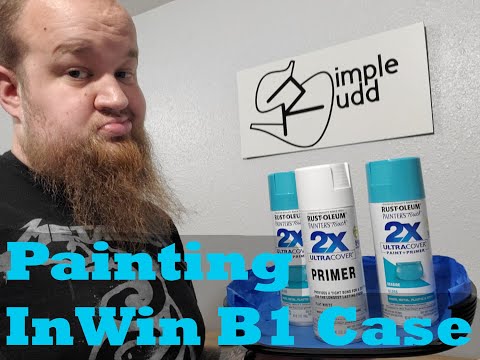 Painting InWin B1 Mini ITX Case - Cricut Build Ep 3